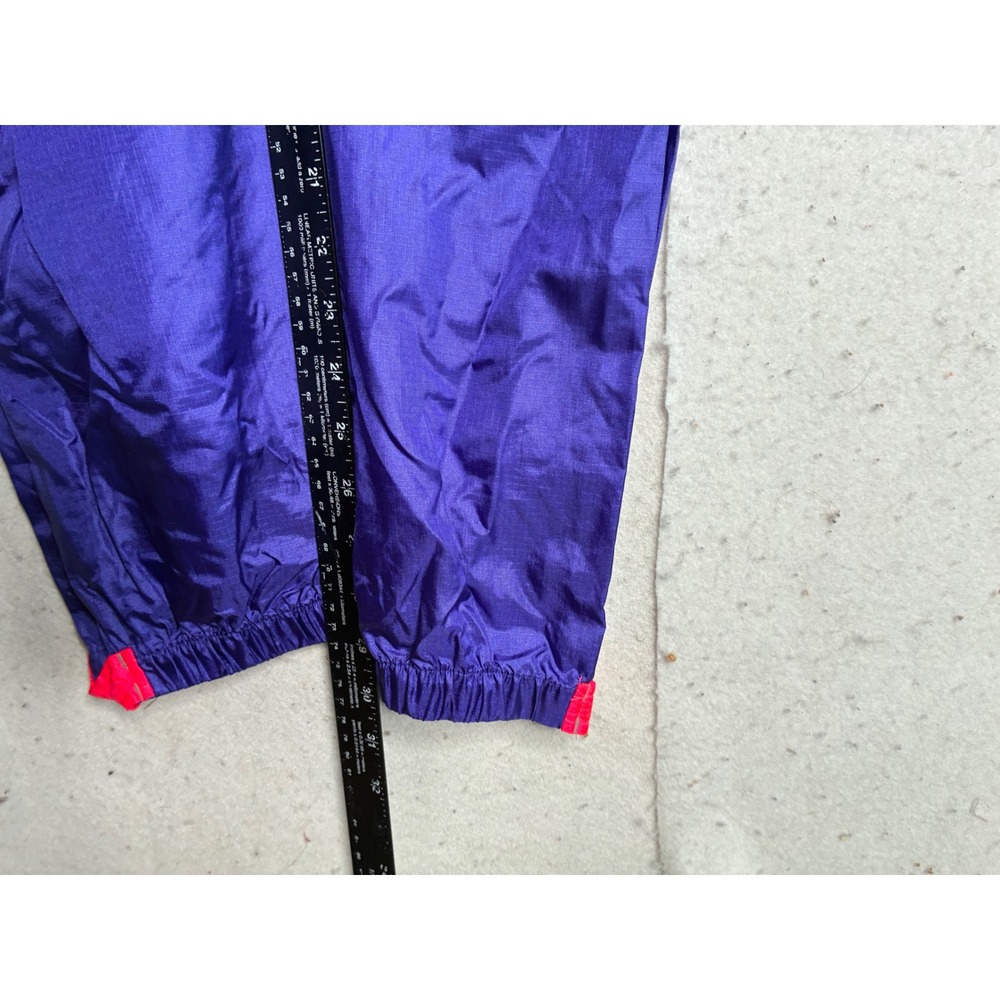 VTG Columbia Sportswear Mens Purple Nylon Windbreaker Track Pants Medium WM80 - Picture 9 of 15